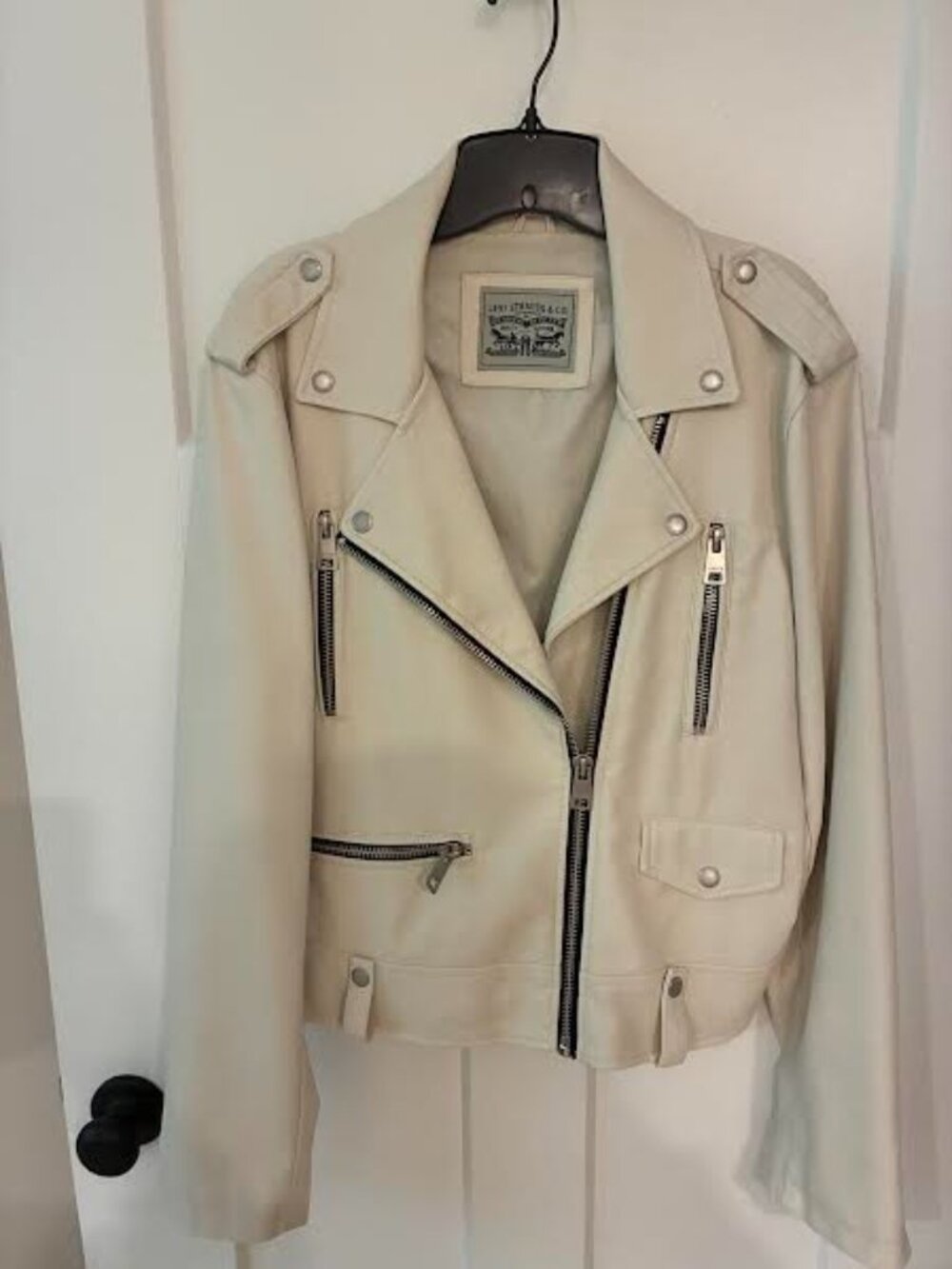 Levi Strauss, XL, Bone color, Moto Jacket, size XL